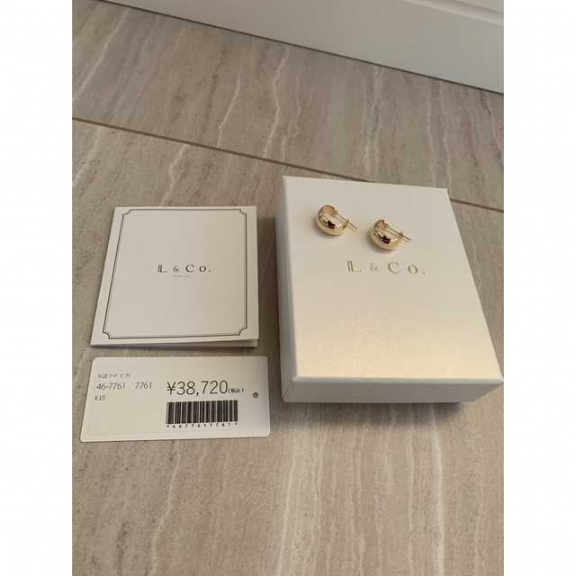 jewel closet by L&Co 新品未使用 k18 フープピアスの通販 by chiro's