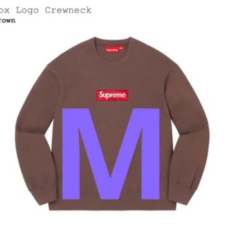 シュプリーム(Supreme)のsupreme box logo crewneck M(スウェット)