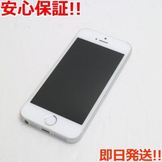 アイフォーン(iPhone)の美品 SIMフリー iPhoneSE 64GB シルバー (スマートフォン本体)