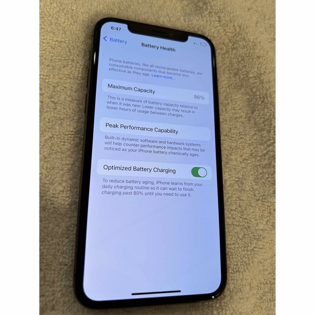 iPhone(アイフォーン)のiphone11pro space gray 256GB スペースグレー スマホ/家電/カメラのスマートフォン/携帯電話(スマートフォン本体)の商品写真