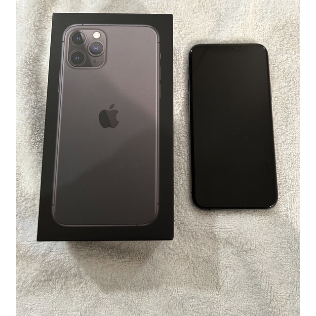 iPhone(アイフォーン)のiphone11pro space gray 256GB スペースグレー スマホ/家電/カメラのスマートフォン/携帯電話(スマートフォン本体)の商品写真