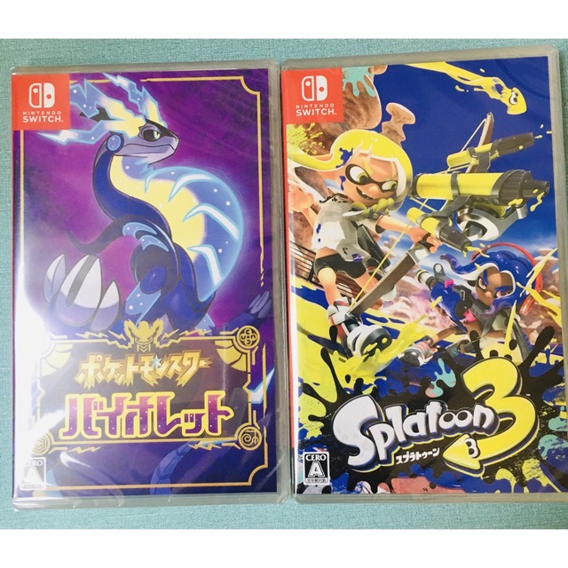 スプラトゥーン3 Switch　新品　3本　シュリンクつき