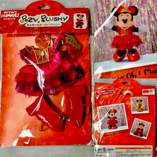 ミニーマウス(ミニーマウス)のTDR⭐️ミニーオーミニー⭐️ポージープラッシー用コスチューム❣️(キャラクターグッズ)