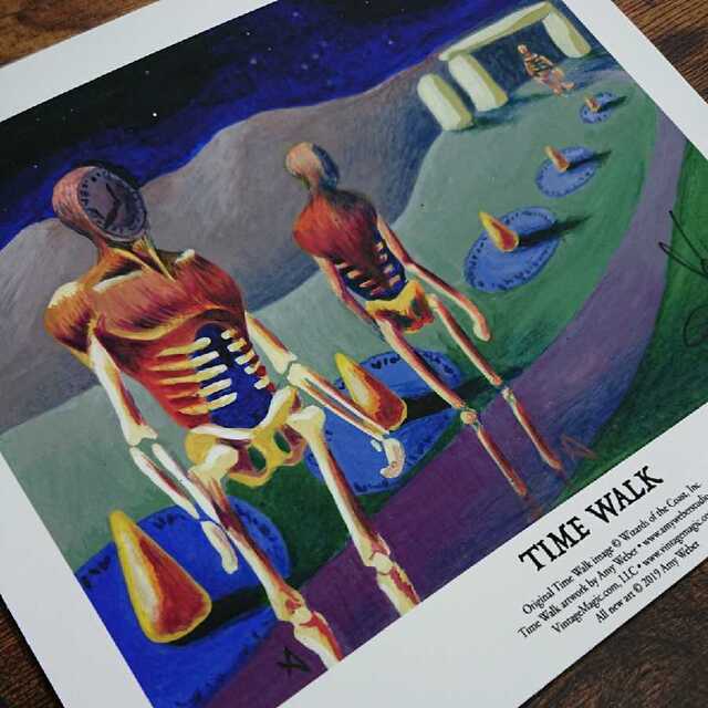 Time Walk》Amy サイン入りアートプリント/複製原画 | www.matelec.com.ec