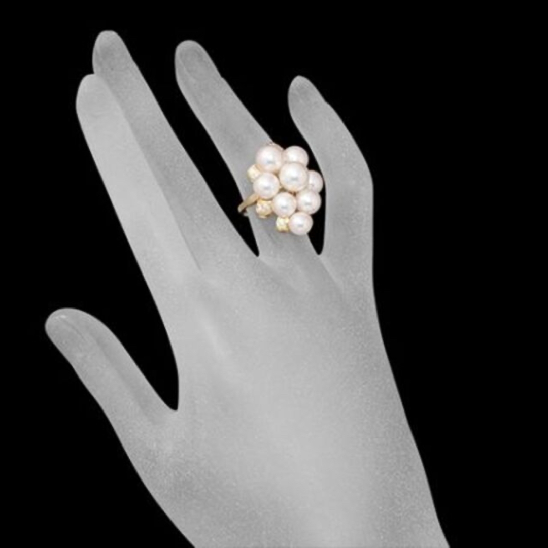 MIKIMOTO(ミキモト)のミキモト MIKIMOTO パール/6mm～8mm ダイヤモンド デザイン リン レディースのアクセサリー(リング(指輪))の商品写真