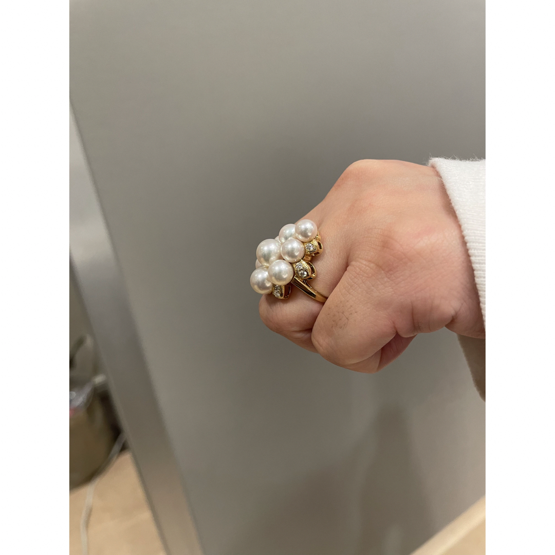 MIKIMOTO(ミキモト)のミキモト MIKIMOTO パール/6mm～8mm ダイヤモンド デザイン リン レディースのアクセサリー(リング(指輪))の商品写真