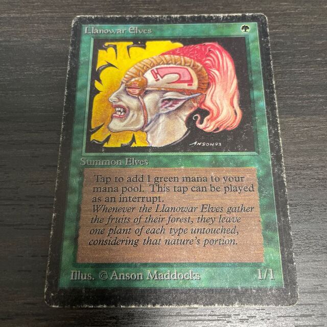 超特価格安 ヤフオク! - 《ラノワールのエルフ/Llanowar Elves》[LEB