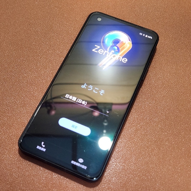 ZenFone(ゼンフォン)のASUS Zenfone9 8GB/128GB ブルー 純正ケース付 スマホ/家電/カメラのスマートフォン/携帯電話(スマートフォン本体)の商品写真