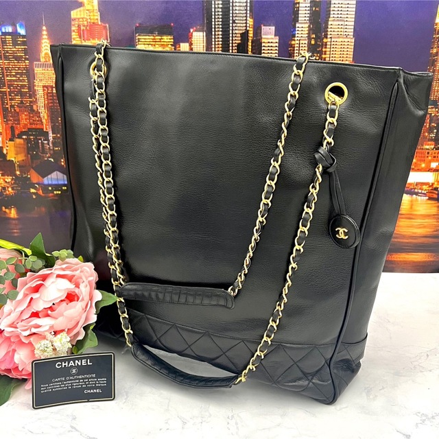 独創的 CHANEL 美品 - CHANEL シャネル トートバッグ‼️ ラムスキャン