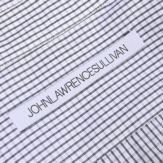 JOHN LAWRENCE SULLIVAN(ジョンローレンスサリバン)のJOHN LAWRENCE SULLIVAN チェック コットン 比翼 シャツ メンズのトップス(シャツ)の商品写真