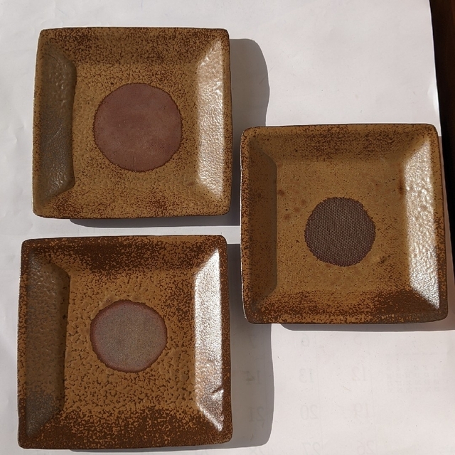 茶道具 備前焼 銘々皿3客 新品未使用 | フリマアプリ ラクマ