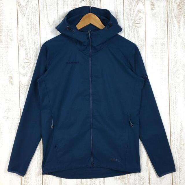 MENs XS  マムート グラナイト ソフトシェル ハイブリッド ジャケット GRANITE SO Hooded Jacket フーディ MAMMUT 1011-00320 ブルー系