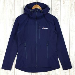 バーグハウス(berghaus)のWOMENs 8  バーグハウス ライトウェイト クライム フード ソフトシェル ジャケット Lightweight Climb Hood Softshell Jacket フーディ BERGHAUS 21800 ネイビー系(その他)