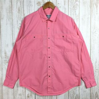 パタゴニア(patagonia)のMENs S  パタゴニア 1992 ロングスリーブ スナップ シャツ Long Sleeve Snap Shirt グァバ 白タグ ビンテージ 入手困難 PATAGONIA 52331 Guava ピンク系(その他)