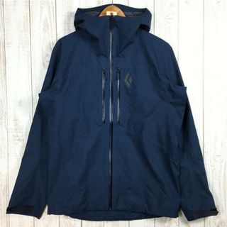 ブラックダイヤモンド(Black Diamond)のMENs M  ブラックダイヤモンド ヘリオ シェル ジャケット Helio Shell Jacket ゴアテックス ハードシェル フーディ BLACK DIAMOND ネイビー系(その他)