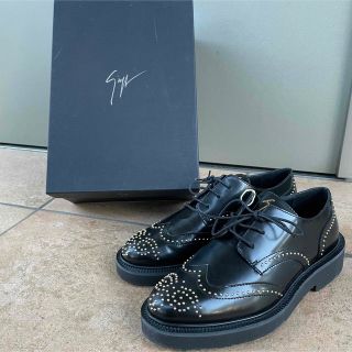 ジュゼッペザノッティ(GIUZEPPE ZANOTTI)のGIUSEPPE ZANOTTI スタッズ　レースアップシューズ　サイズ36(ローファー/革靴)