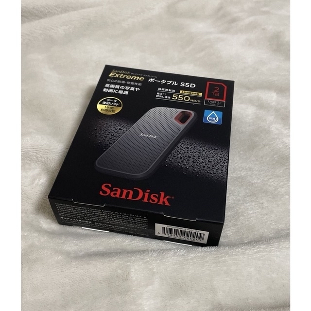 SanDisk エクストリーム ポータブル SSD SDSSDE60-2T00-