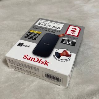 サンディスク(SanDisk)のSanDisk ポータブルSSD 2TB SDSSDE30-2T00-J26(PC周辺機器)