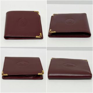 Cartier - Cartierカルティエ✨財布 二つ折り財布 ボルドー ワイン ...