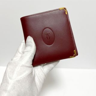 公式特売 良品 ◎ カルティエ 財布 ボルドー A0300926 www.esn-spain.org