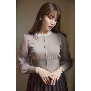Her lip to - 28日まで販売Her lip toOrgandy Fairy Knit Topの通販 by