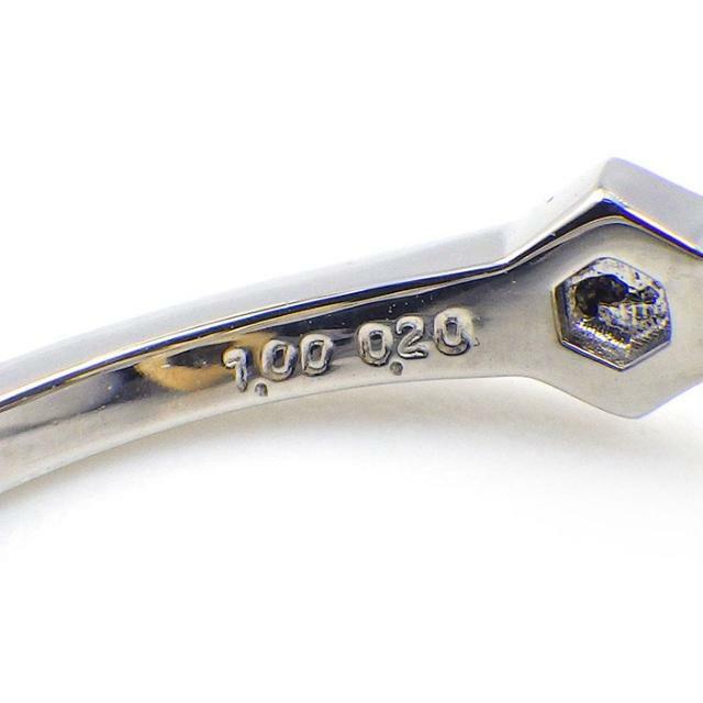 【シトリン ダイヤモンド】 リング ミツバチ モチーフ 1ポイント オーバルカット シトリン 1.00ct パヴェ ダイヤモンド 0.20ct PT950 K18YG 12号