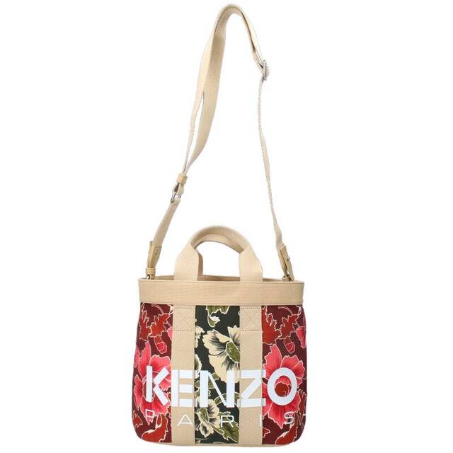 KENZO(ケンゾー)のケンゾー KENZOKABA 'JUNGLE CAMO' ロゴプリント2WAYスモールトートバッグ メンズ メンズのバッグ(トートバッグ)の商品写真