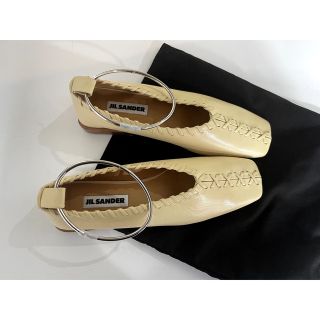 ジルサンダー(Jil Sander)のJIL SANDER バレエシューズ アンクルブレスレット フラットシューズ 靴(バレエシューズ)