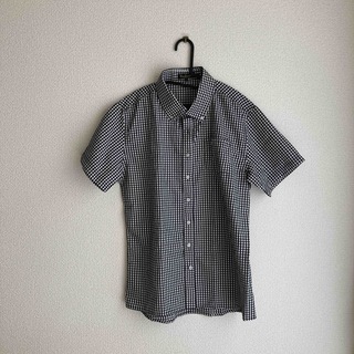 メンズ　ギンガムチェック 半袖シャツ(シャツ)