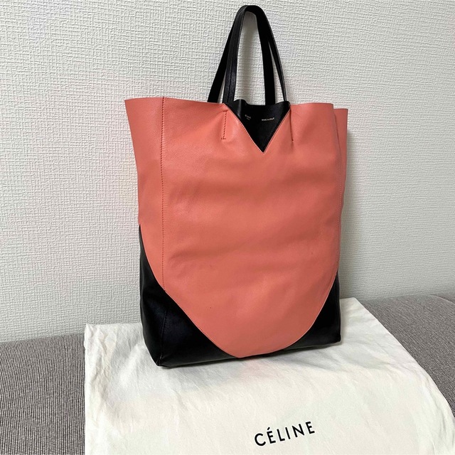 Céline / CABAS COEUR bi-color