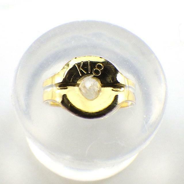 【オーバルカットピンクサファイア ダイヤモンド】 ピアス オーバルカット ピンクサファイア 0.33ct/0.32ct ダイヤモンド 0.08ct/0.08ct K18YG レディースのアクセサリー(ピアス)の商品写真