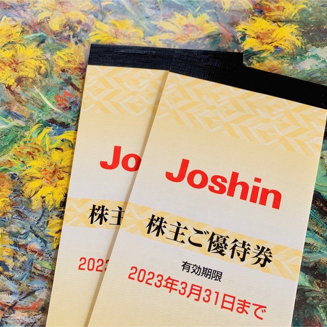 Joshin  株主優待券 2冊 チケットの優待券/割引券(ショッピング)の商品写真