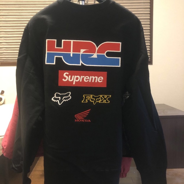 Supreme/Honda/Fox Racing Crewneck M