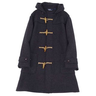 ラルフローレン(Ralph Lauren)の美品 90's ラルフローレン RALPH LAUREN コート ウール ダッフルコート ロングコート メンズ アウター L チャコールグレー(その他)