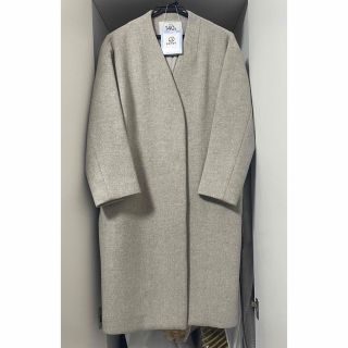 ジャーナルスタンダードレリューム(JOURNAL STANDARD relume)の LANA WOOL140 ノーカラーコート¥31,900(税込)(ロングコート)