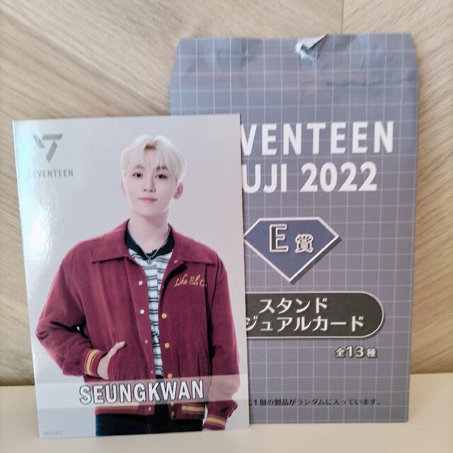 SEVENTEEN セブチ　くじ　E賞　スタンドビジュアルカード　スングァン エンタメ/ホビーのタレントグッズ(アイドルグッズ)の商品写真