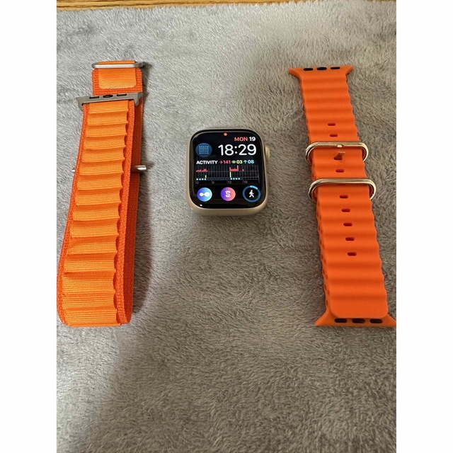 Apple Watch(アップルウォッチ)のApple Watch Series 7 Nike 45mmバンド3本付き　 メンズの時計(腕時計(デジタル))の商品写真