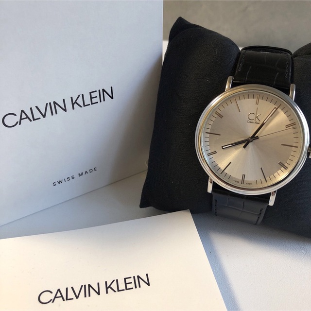 Calvin Klein カルバンクライン腕時計レザーベルト腕周り最少