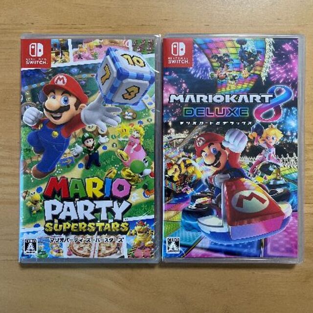 新品未開封2本セット マリオカート8 マリオパーティ スーパースターズ