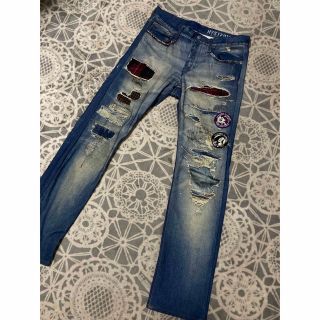 ヒステリックグラマー 60s リメイク加工 転写 スウェットパンツ