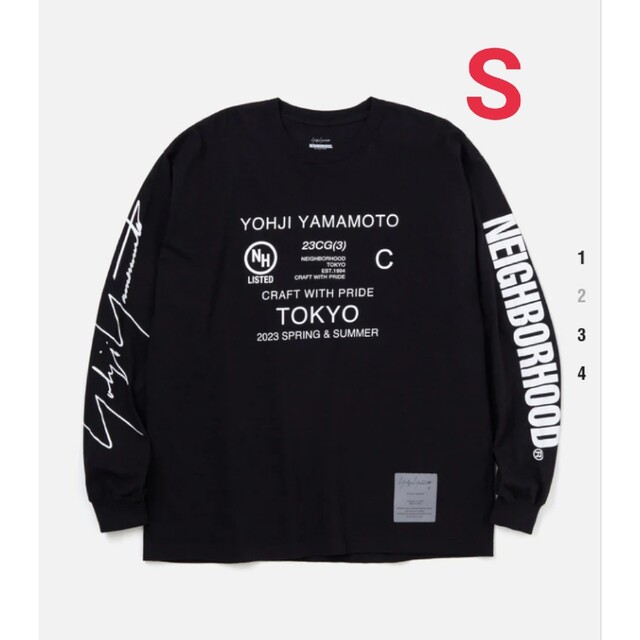 NEIGHBORHOOD(ネイバーフッド)のNEIGHBORHOOD Yohji Yamamoto CREWNECK LS メンズのトップス(Tシャツ/カットソー(七分/長袖))の商品写真