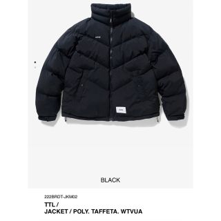 ダブルタップス(W)taps)の22AW WTAPS TTL JACKET BLACK Sサイズ(ダウンジャケット)