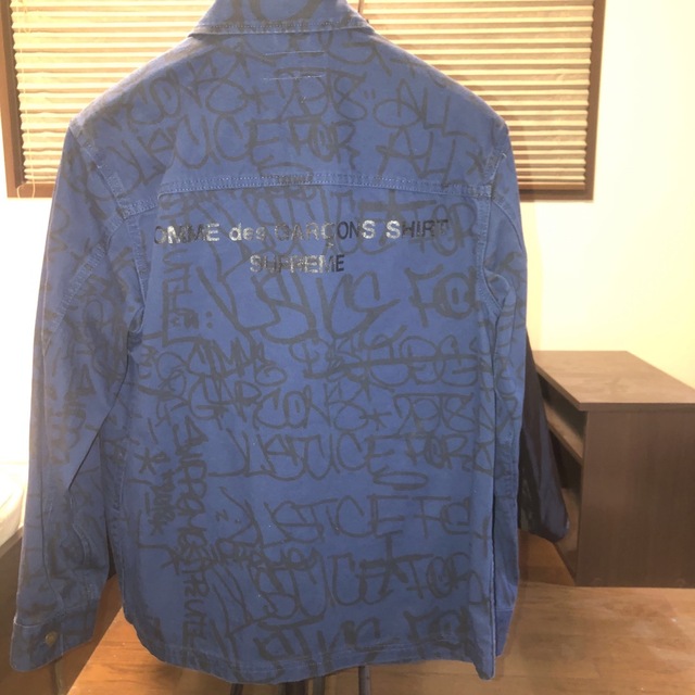Supreme(シュプリーム)のSupreme/CDG Printed Canvas Chore Coat S メンズのジャケット/アウター(Gジャン/デニムジャケット)の商品写真