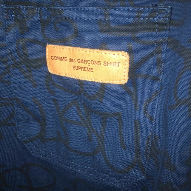 Supreme(シュプリーム)のSupreme/CDG Printed Canvas Chore Coat S メンズのジャケット/アウター(Gジャン/デニムジャケット)の商品写真