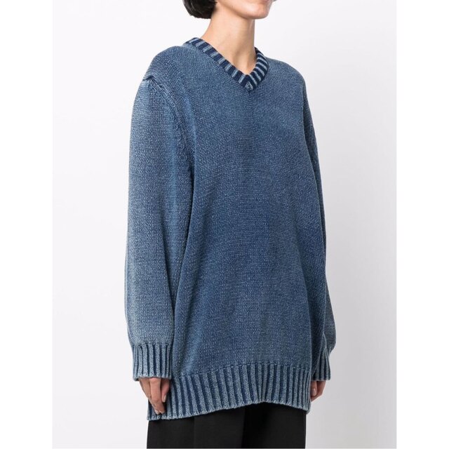 XS新品 メゾン マルジェラ デストロイ ロング ニット セーター
