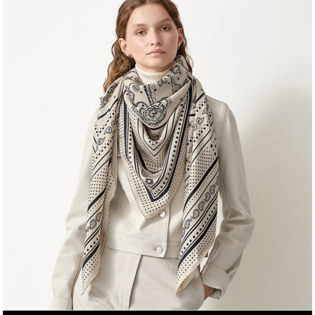 エルメス カレ140 カシシル スプリングス バンダナ カーキ - 小物 エルメス カレ140 カシシル スプリングス バンダナ カーキ - 小物