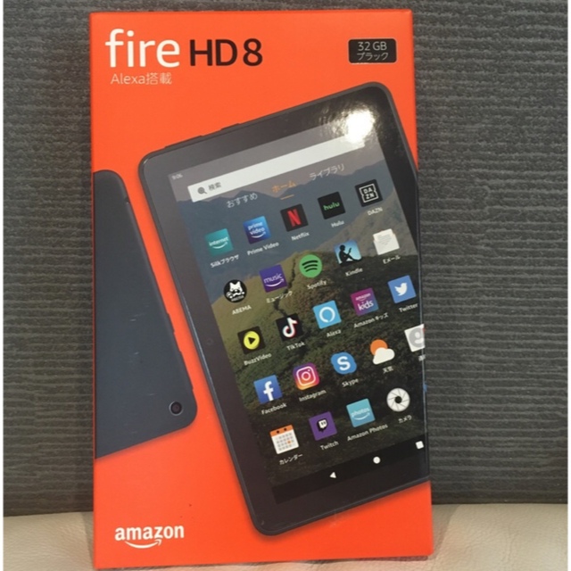 amazon fire HD8 32GB ブラック　新品　第１０世代 スマホ/家電/カメラのPC/タブレット(タブレット)の商品写真