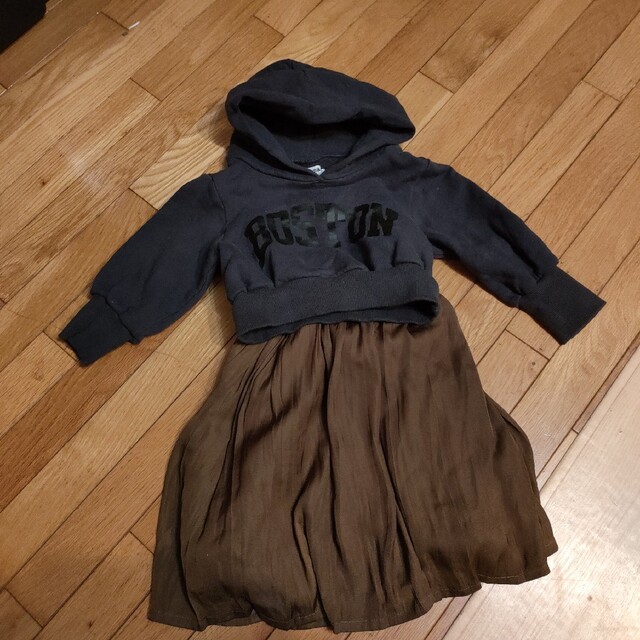 BREEZE(ブリーズ)のotonato 90cm 3wayワンピース　試着のみ　BREEZE キッズ/ベビー/マタニティのキッズ服女の子用(90cm~)(ワンピース)の商品写真