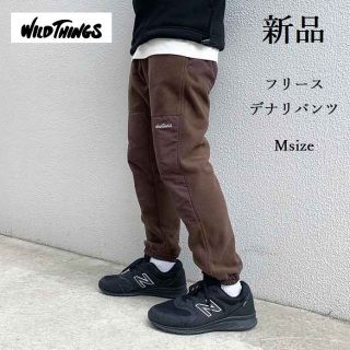 ワイルドシングス(WILDTHINGS)の【新品】WILD THINGS アウトドア フリース 切り替え デナリパンツ(ワークパンツ/カーゴパンツ)