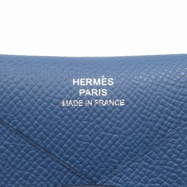 Hermes(エルメス)のエルメス HERMES CALVI カルヴィ エプソン カードケース◇12 メンズのファッション小物(名刺入れ/定期入れ)の商品写真